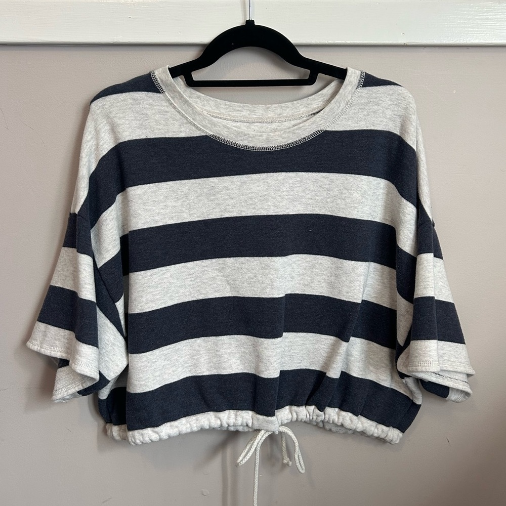 American Eagle Striped Sweater- L